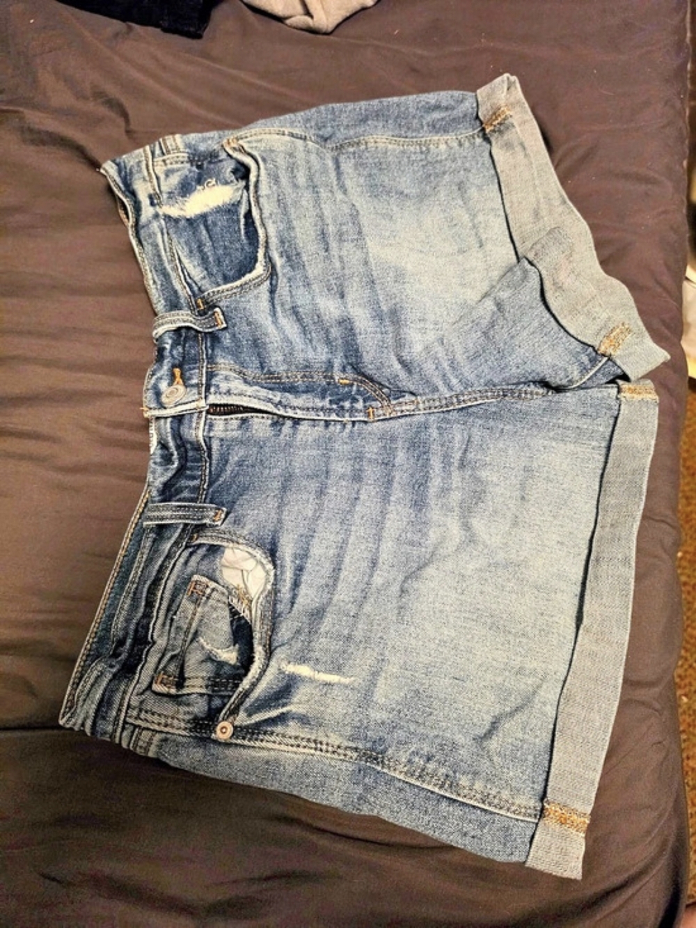 Old Navy Boyfriend Distressed Shorts